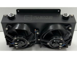 Fluidyne E-Line 19 Row Stacked Plate Cooler, 13" x 5.75" x 2" W Dual Fans