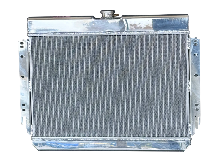 1961-1966 GM C10 Chevy Automatic Polished Aluminum Radiator 25x24 1 1961-1966 GM C10 Chevy Automatic Polished Aluminum Radiator 25x24